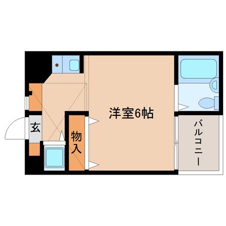 近鉄郡山駅 徒歩5分 3階の物件間取画像